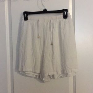 Soft white shorts